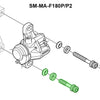 Boulon de montage d'étrier de frein Shimano m6 x 32,1 mm pour sm-ma-f180p p2