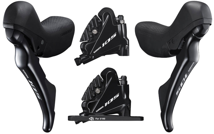Jeu de freins à disque Shimano 105 st-r7020+br-r7070 2x11 vitesses
