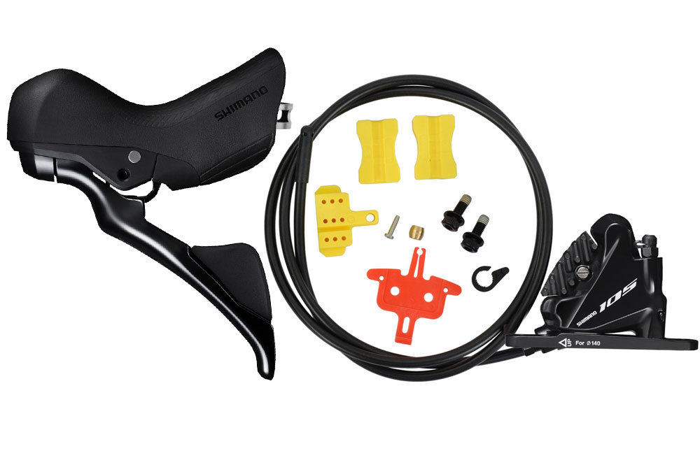 Shimano 105 st-r7025+br-r7070 frein à disque 2 vitesses avant