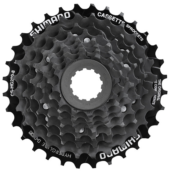 Shimano Cassette Gear CS-HG200 8S 12-32T en acier noir