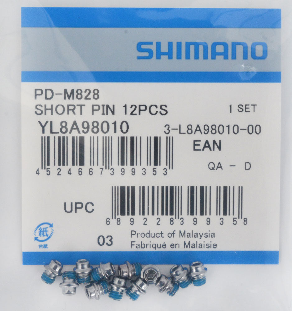 Shimano broches de remplacement pour pd-m828 m8040 court (12 pièces)
