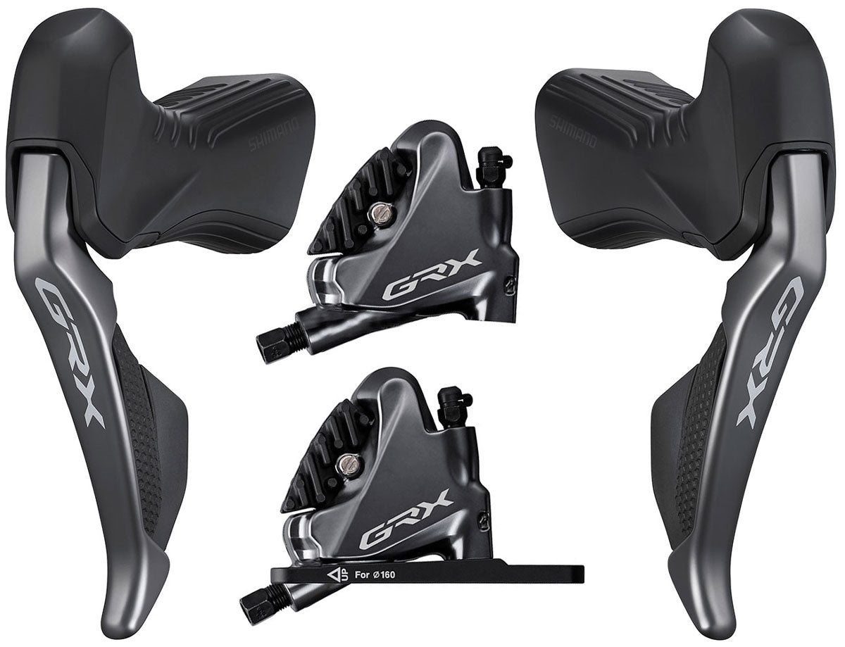 Jeu de freins à disque Shimano grx di2 st-rx815+br-rx810 2x11 vitesses
