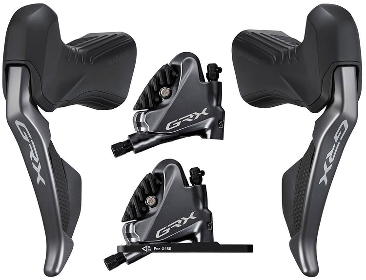 Jeu de freins à disque Shimano grx di2 st-rx815+br-rx810 2x11 vitesses