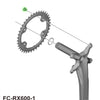 Boulons de plateau Shimano fc-rx610 rx600 u8000 m6000 m510