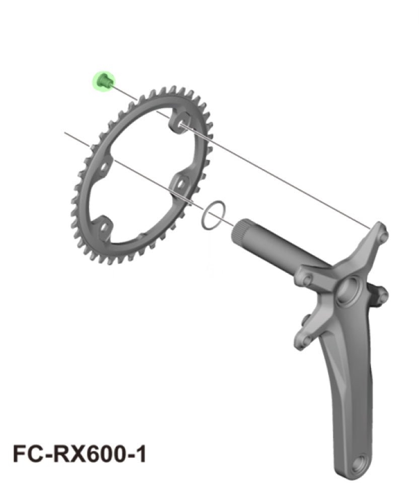Boulons de plateau Shimano fc-rx610 rx600 u8000 m6000 m510
