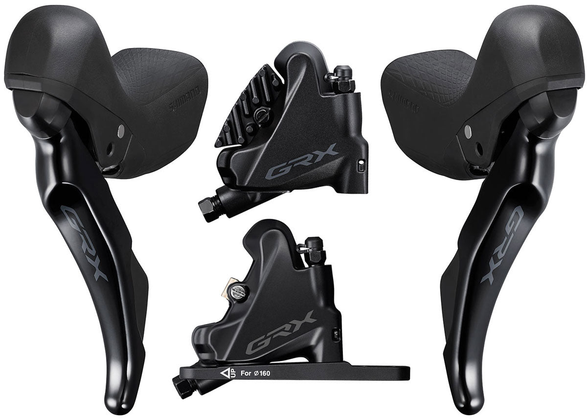 Jeu de freins à disque Shimano grx st-rx400+br-rx400 2x10 vitesses