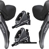 Jeu de freins à disque Shimano grx st-rx810+br-rx810 2x11 vitesses