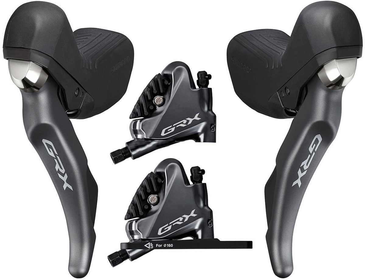 Jeu de freins à disque Shimano grx st-rx810+br-rx810 2x11 vitesses