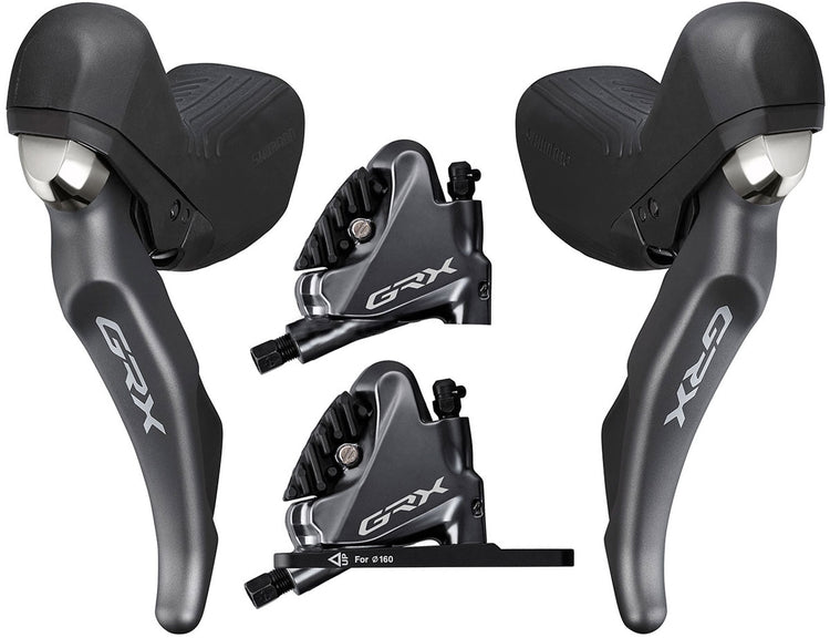 Jeu de freins à disque Shimano grx st-rx810+br-rx810 2x11 vitesses