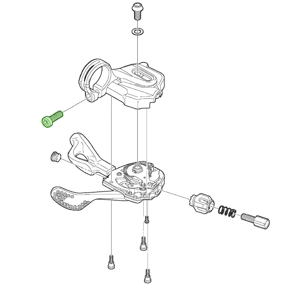 Boulon de serrage Shimano XTR M5 x 13,5 pour collier de levier de vitesses