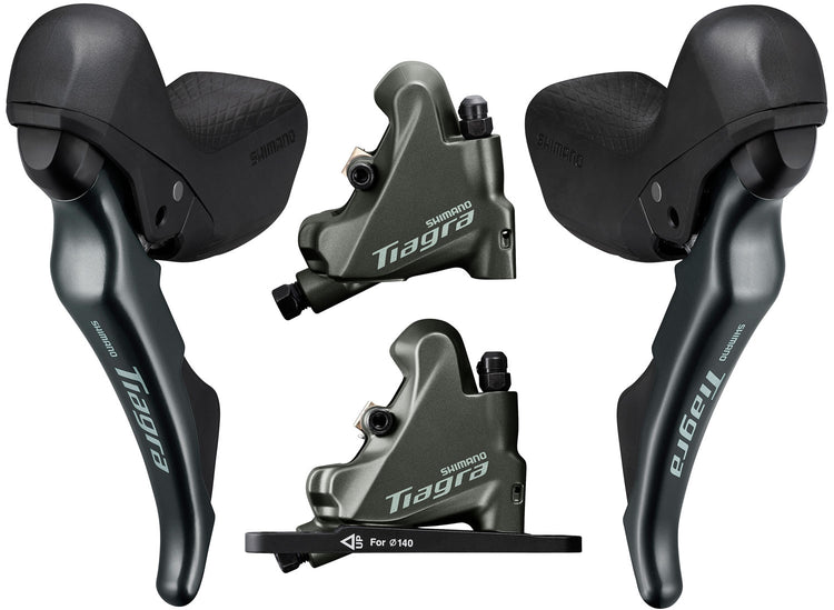 Shimano tiagra st-4720+br-4770 jeu de freins à disque 2x10 vitesses