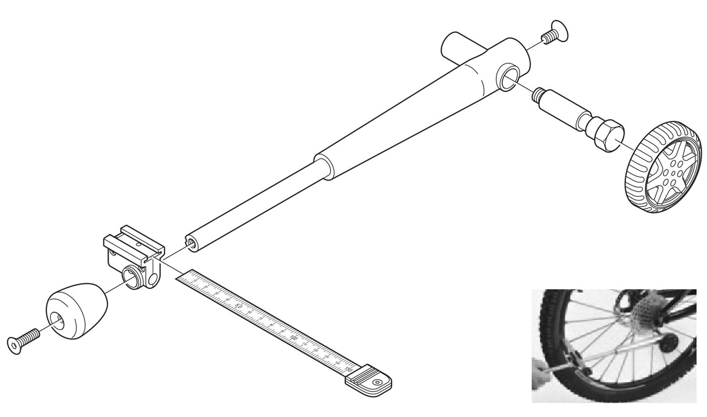 Outil d'alignement de patte arrière Shimano TL-RD11