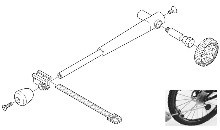 Outil d'alignement de patte arrière Shimano TL-RD11