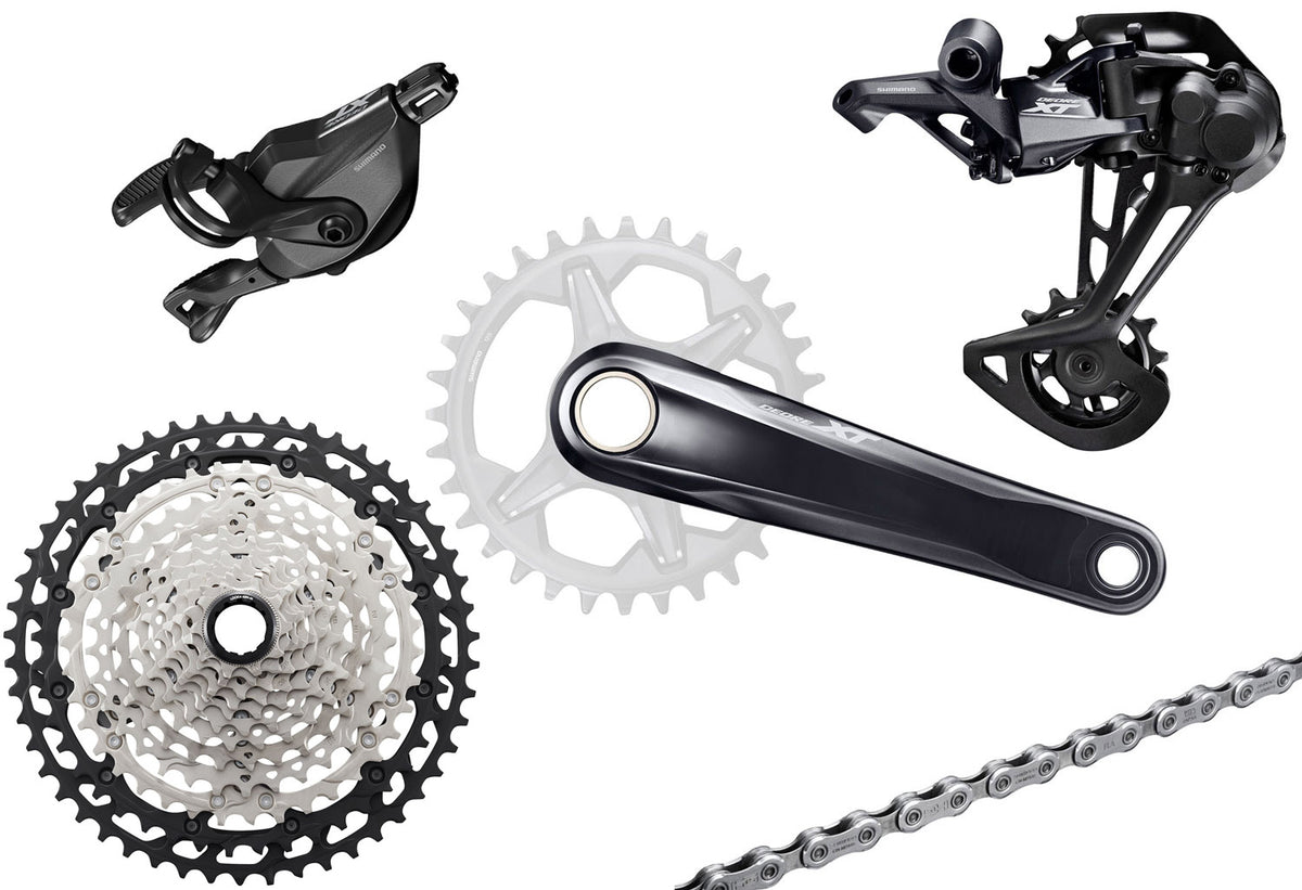 Collier de serrage groupe Shimano xt m8100 1x12 vitesses 170mm 10-51