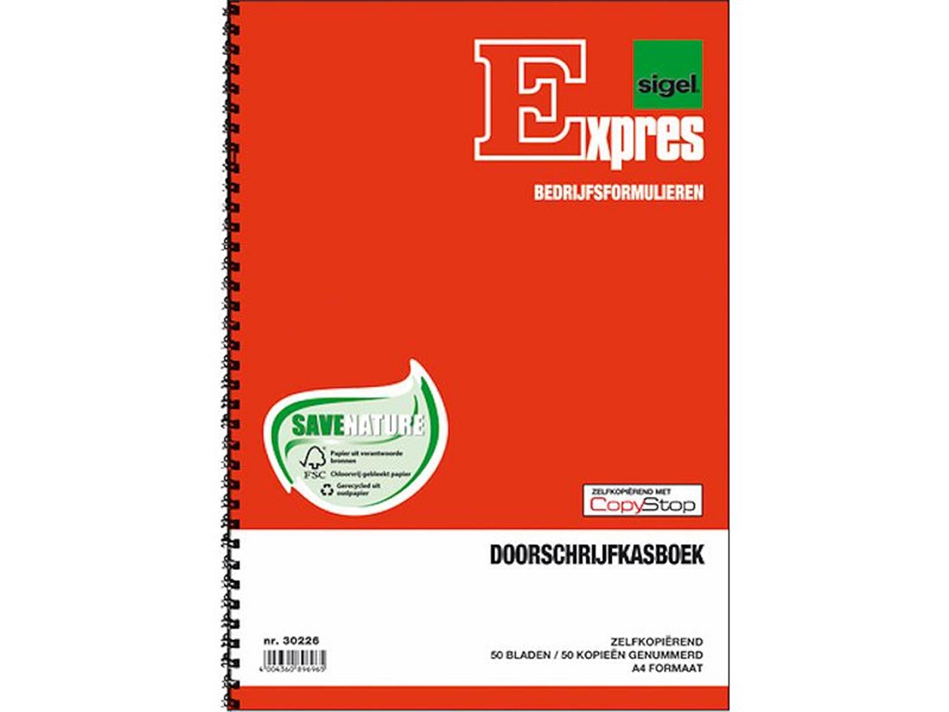 Kangaro copie livre de caisse a4 2x50bl + spirale