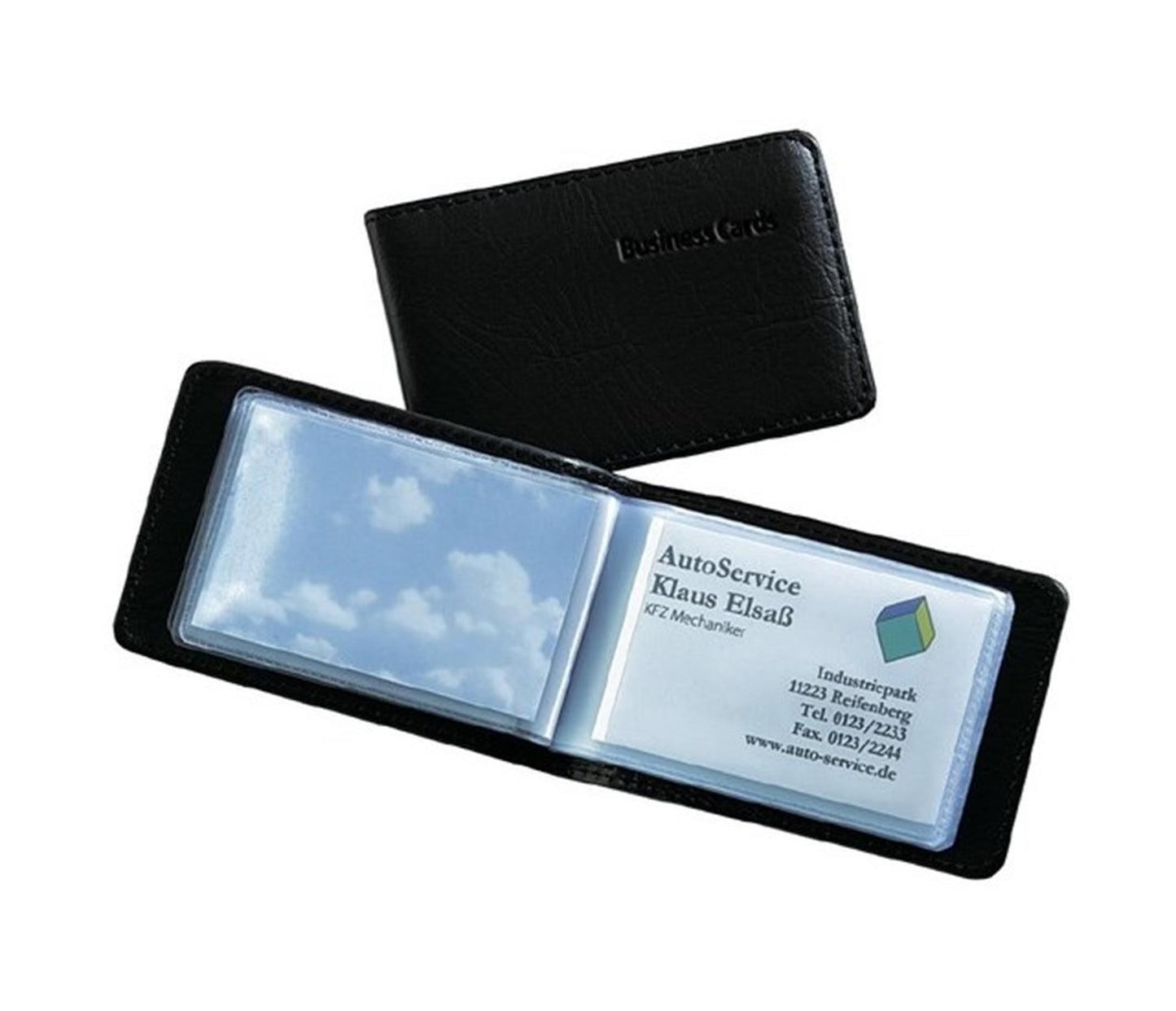 Porte-cartes Kangaro Sigel noir 40 cartes