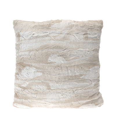 Coussin décoratif crème 45x45cm