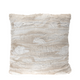 Coussin décoratif crème 45x45cm