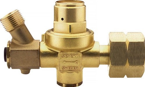 Régulateur de pression propane Sievert | sans manomètre | 2 bars 4 kg h g 3 8 pouces gauche | 1 pièce - 309225 - 309225