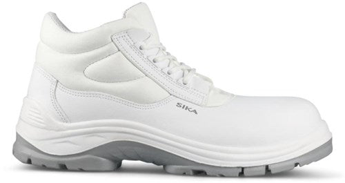 Sika beat mid - s2 - chaussure haute à lacets - 216 blanc | blanc | taille 45 - 5703617156720