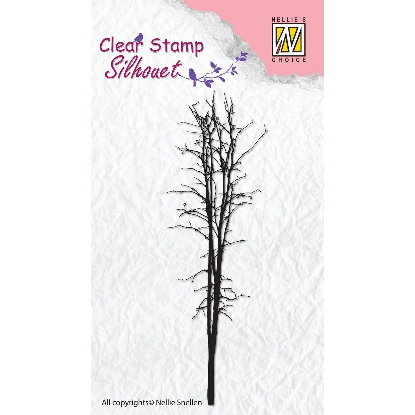 Le choix de Nellie • tampons transparents silhouette arbre-3