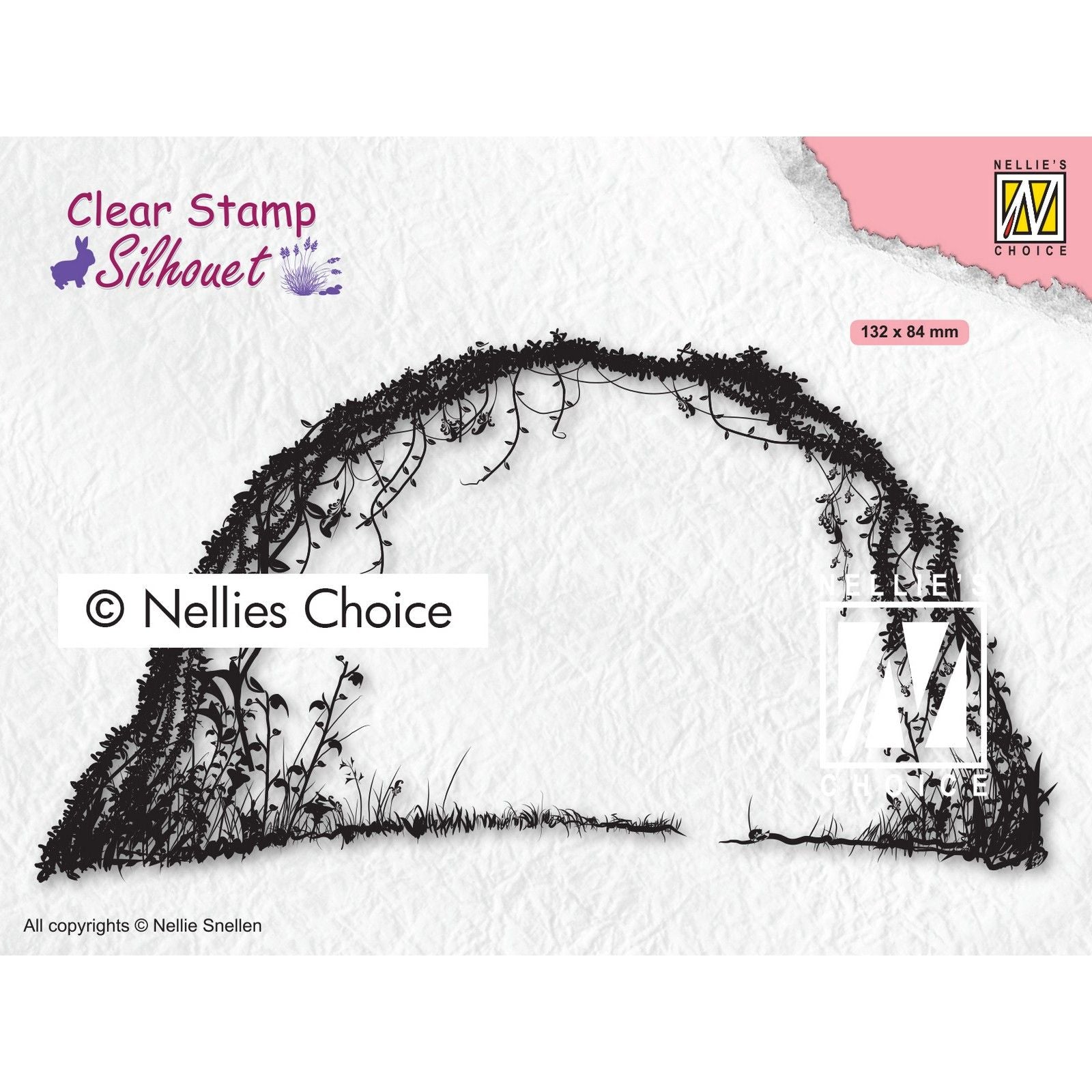 Le choix de Nellie • silhouette tampons transparents silhouette printemps noeud floral