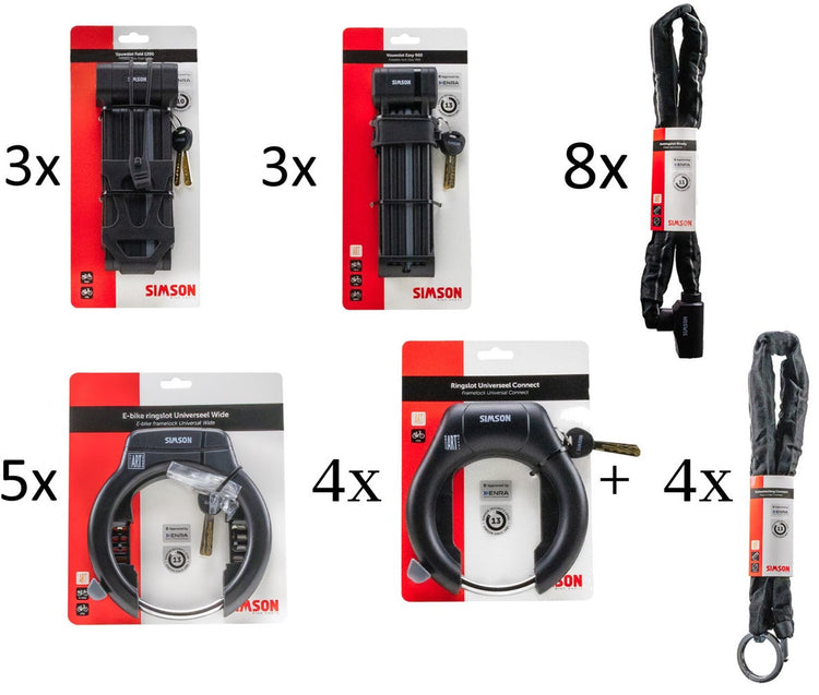Cadenas promotionnels Simson - 27 pièces