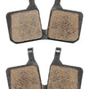 Plaquettes de frein à disque semi-métalliques Sixpack racing pour magura mt5