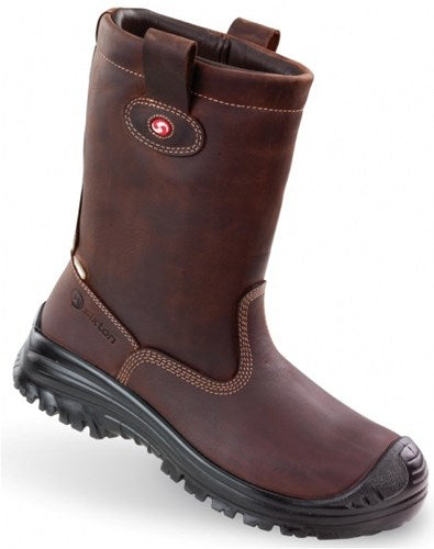 Sixton botte de sécurité montana hdry laine s3 47 marron