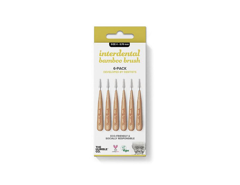 The Humble Co. Brosse interdentaire 6 st jaune 0,70 mm