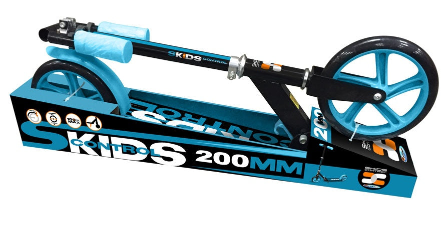 Étape pliante 200 mm frein junior noir bleu noir