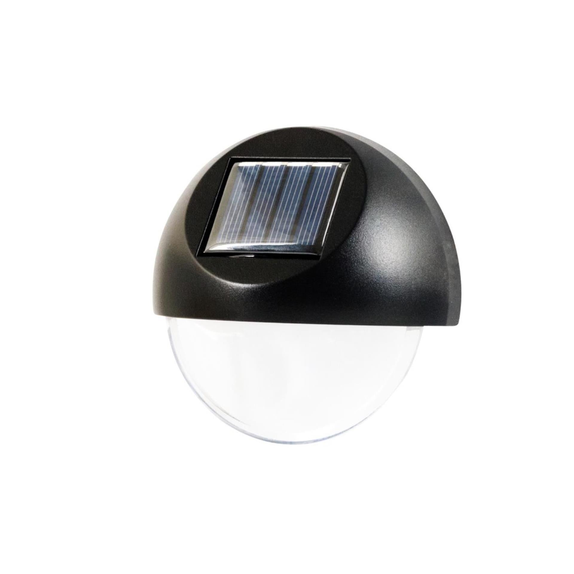 Ezolar LED applique solaire ensemble 2 pièces blanc chaud