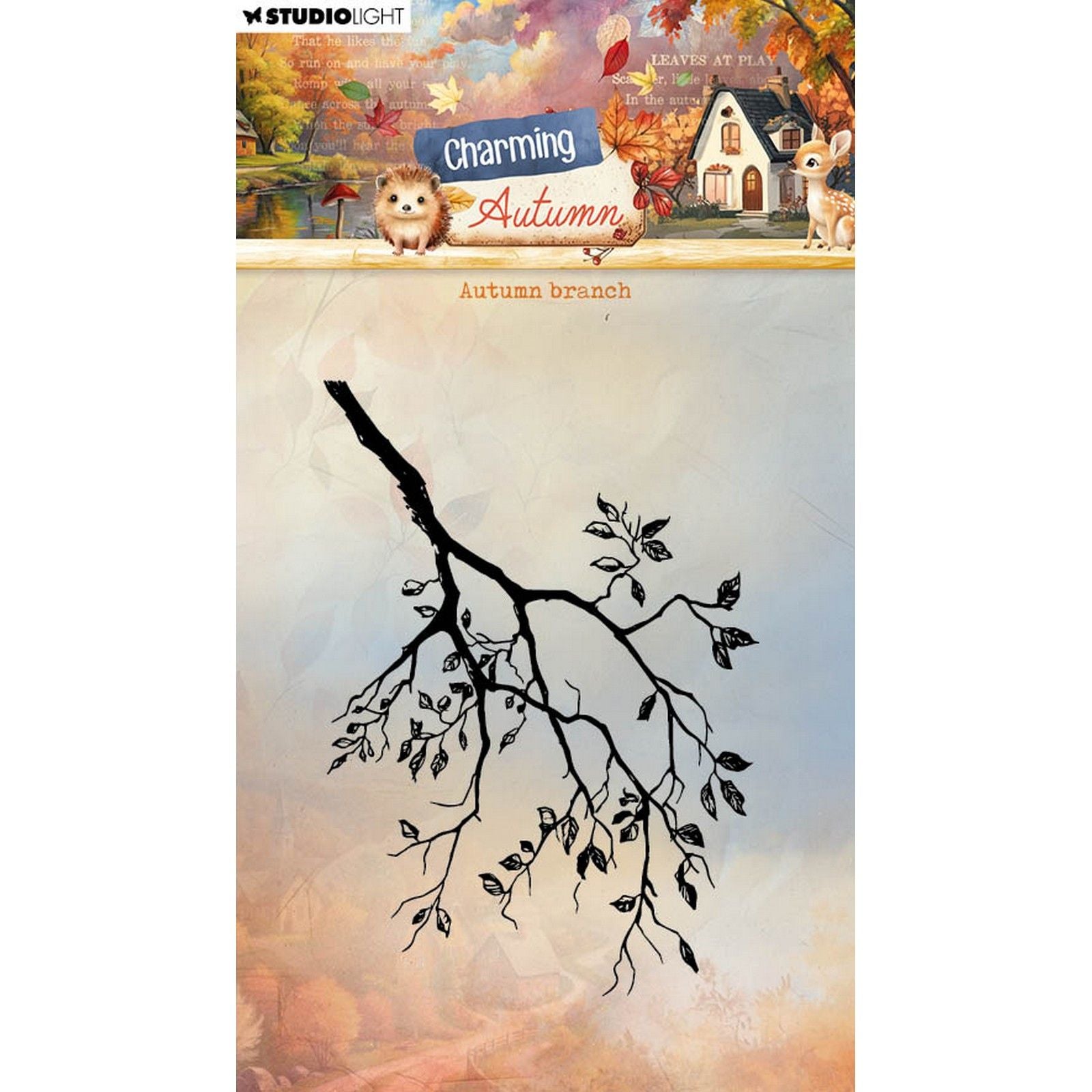 Studio light • charmants timbres clairs d'automne branche d'automne