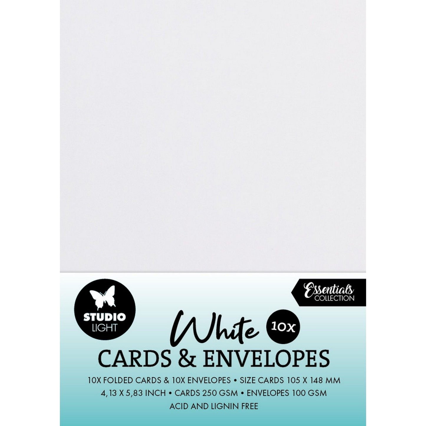 Studio light • consommables cartes enveloppes blanc a6