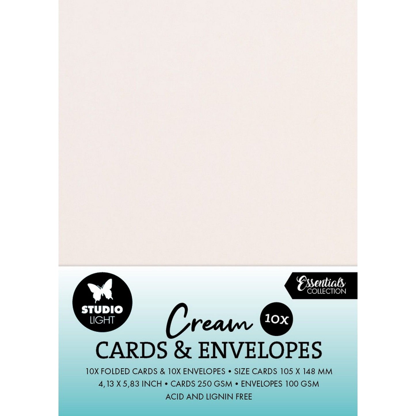 Studio light • consommables cartes enveloppes crème a6
