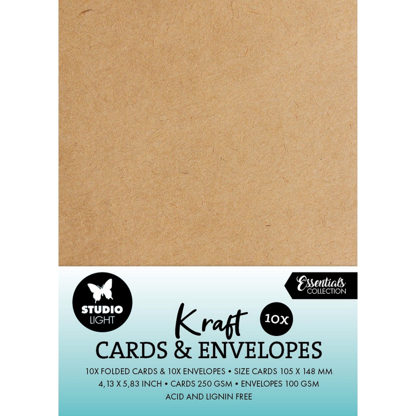 Studio light • consommables cartes enveloppes kraft a6