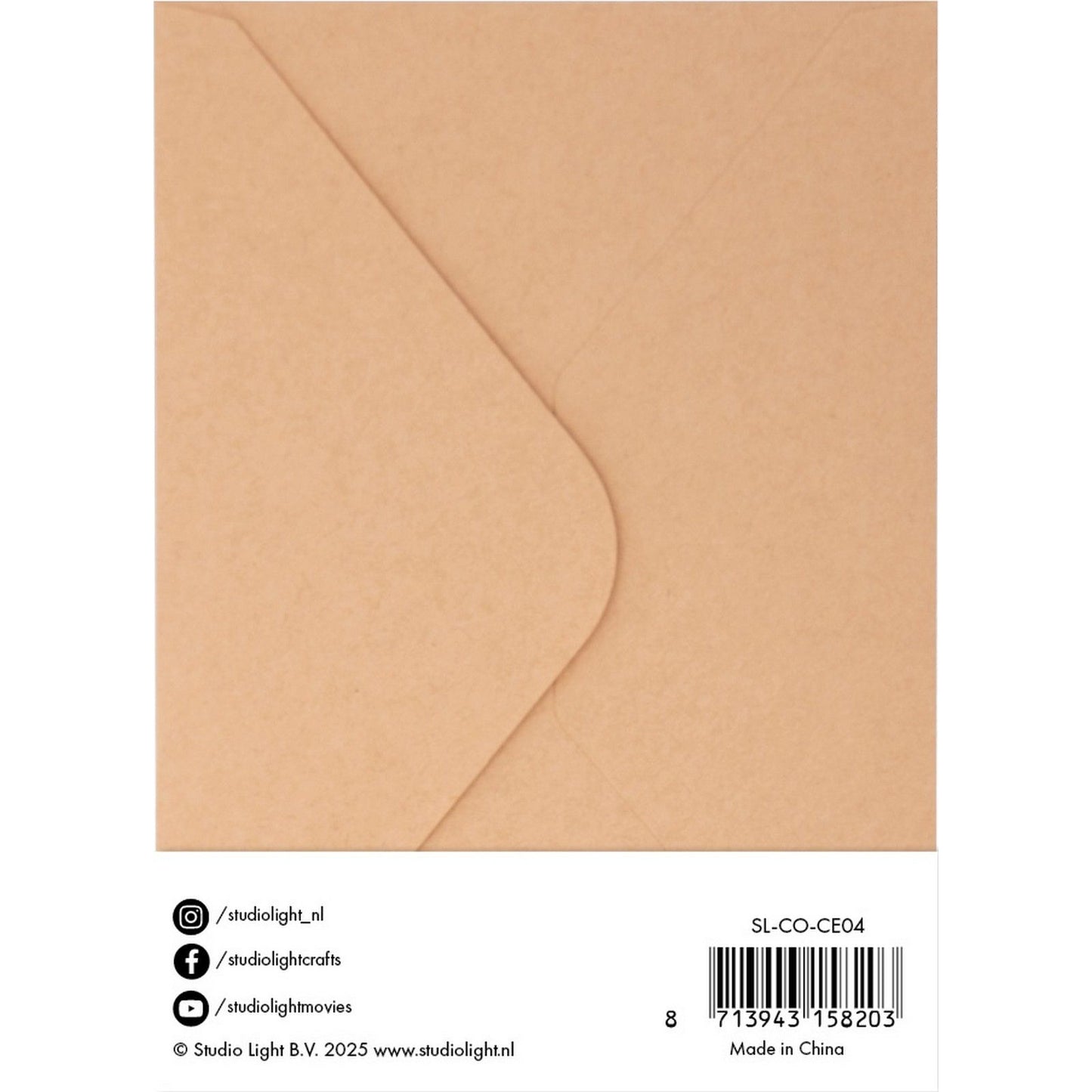 Studio light • consommables cartes enveloppes kraft a6