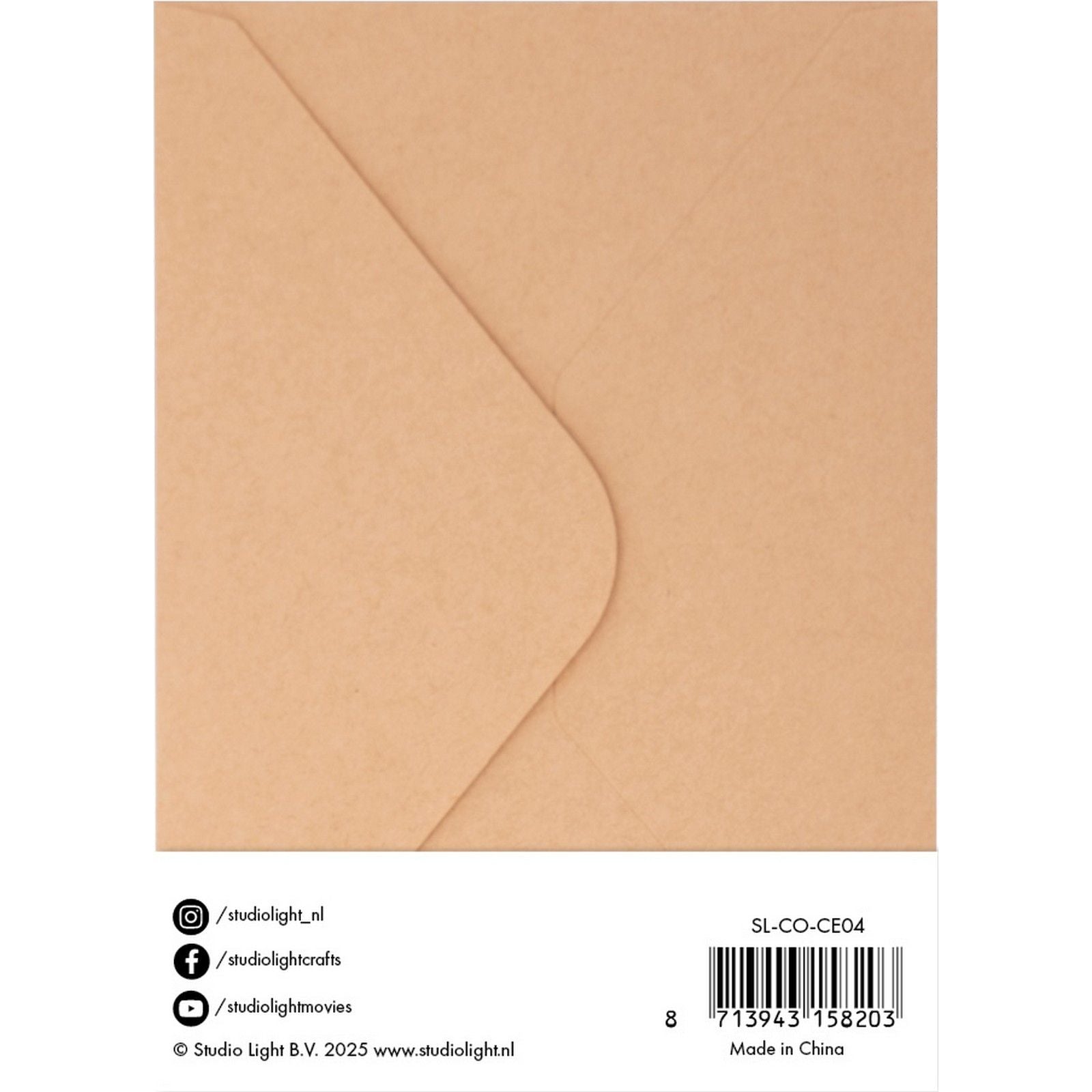Studio light • consommables cartes enveloppes kraft a6