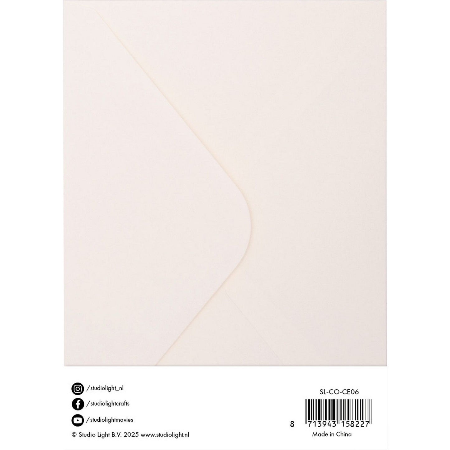 Studio light • enveloppes cartes crème 12,70x17,78cm