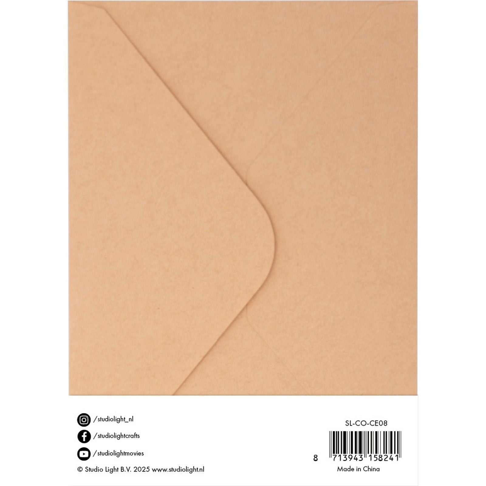 Studio light • enveloppes cartes kraft 12,70x17,78cm