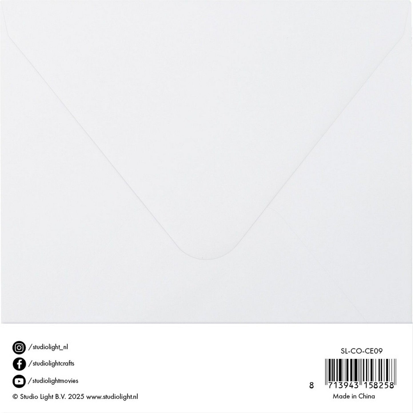 Studio light • enveloppes cartes blanc 15,24x15,24cm