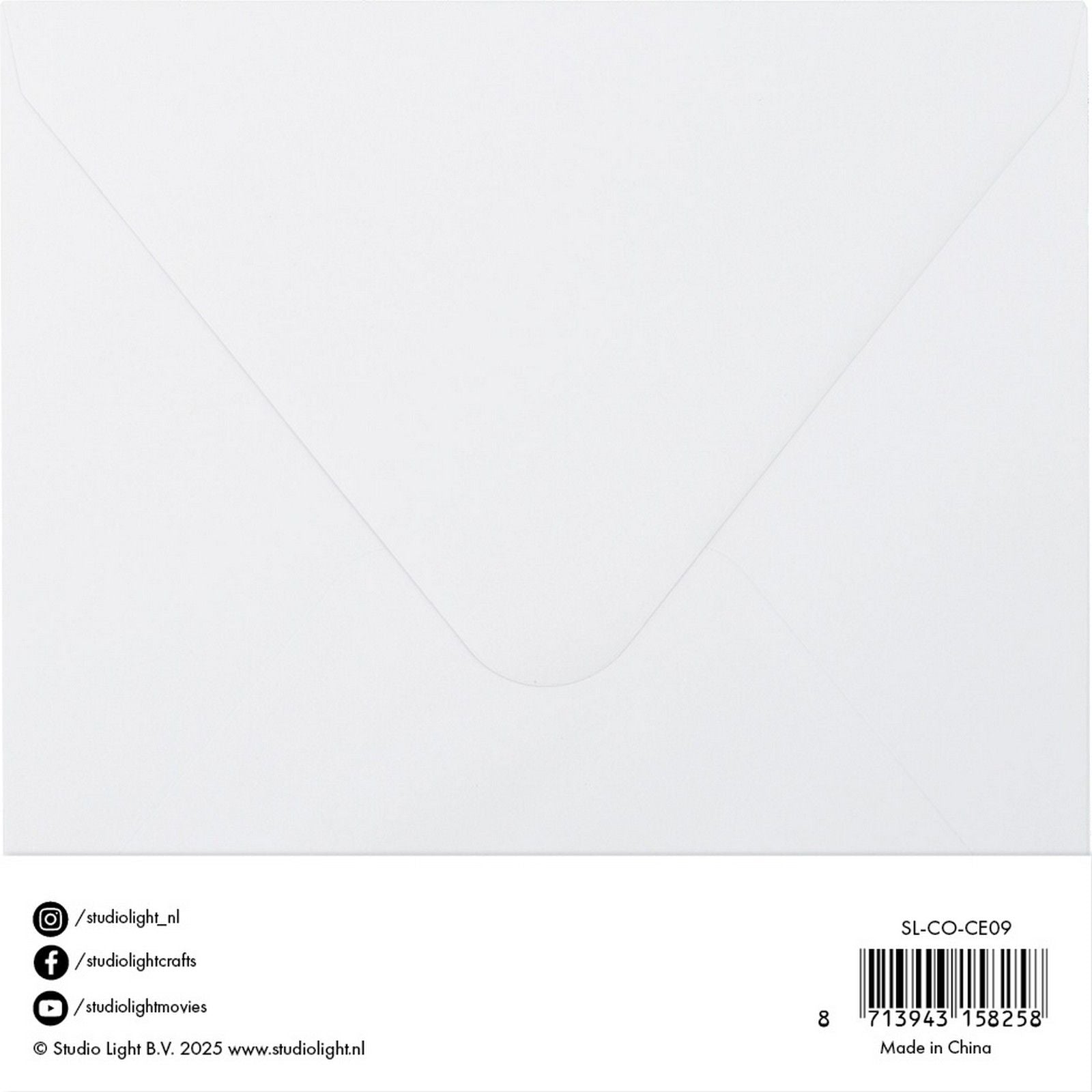 Studio light • enveloppes cartes blanc 15,24x15,24cm