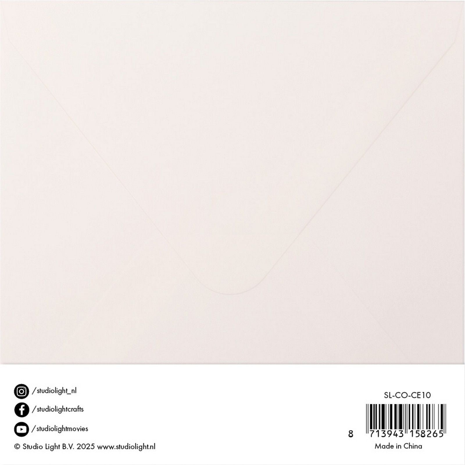 Studio light • enveloppes cartes crème 15,24x15,24cm