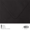 Studio light • enveloppes cartes noir 15,24x15,24cm