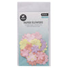 Lampe studio • fleurs en papier 25pcs pastel