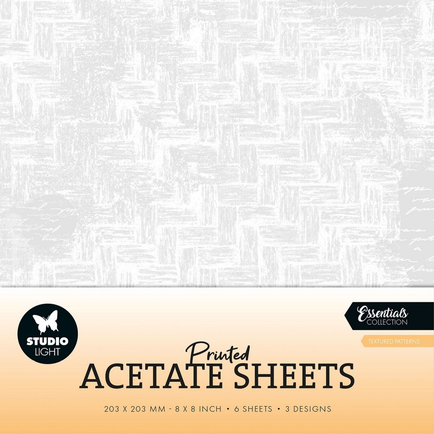 Studio light • feuilles d'acétate essentielles motifs texturés