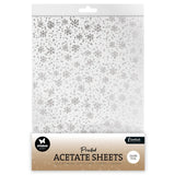 Studio light • feuille d'acétate essentials flocons de neige argent - afbeelding 2