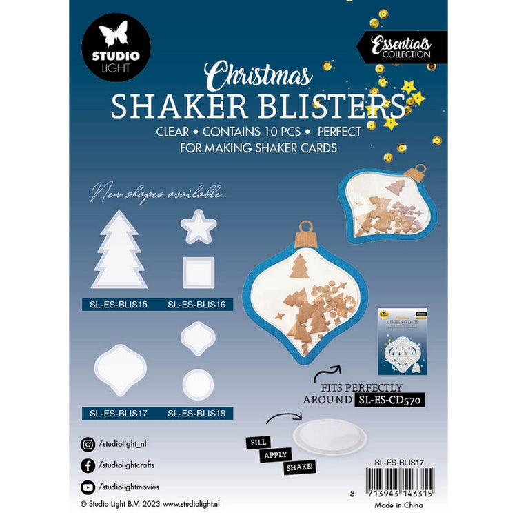 Studio Light • Essentials Shaker Ampoules Boule de Noël