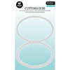 Lampe de studio • Matrice de découpe Essentials, bord déchiré, support de carte ovale