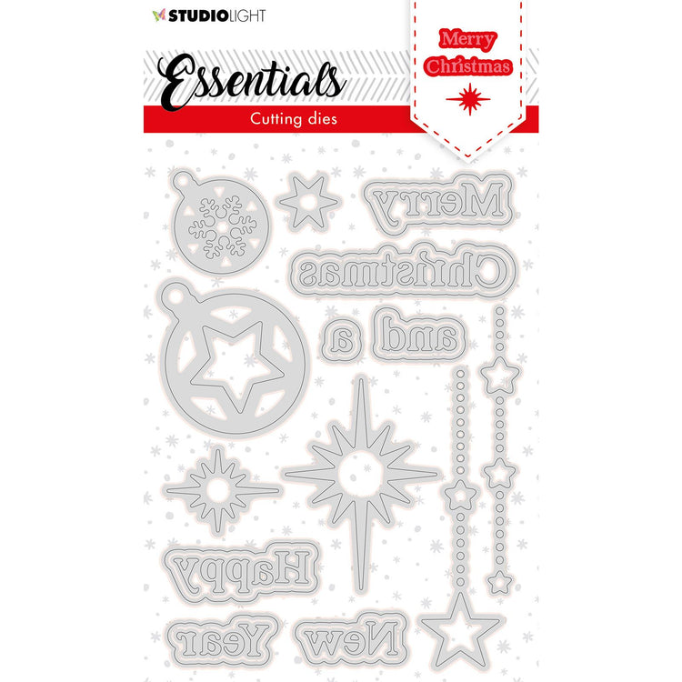 Studio light • essentiels moule à découper noël joyeux noël 2 10,5x14,8cm n°119